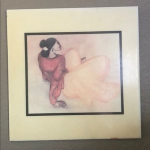 Vintage Wall Art - R.C Gorman “Sue-Bah” Tile Wall-hanging Vintage Wall Art - R.C Gorman “Sue-Bah” Tile Wall-hanging